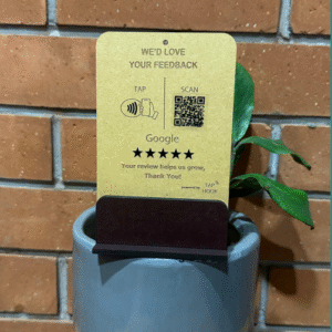 Wooden Google Review Standee